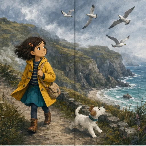 Lina and the Lantern Library finished illustrated page 3