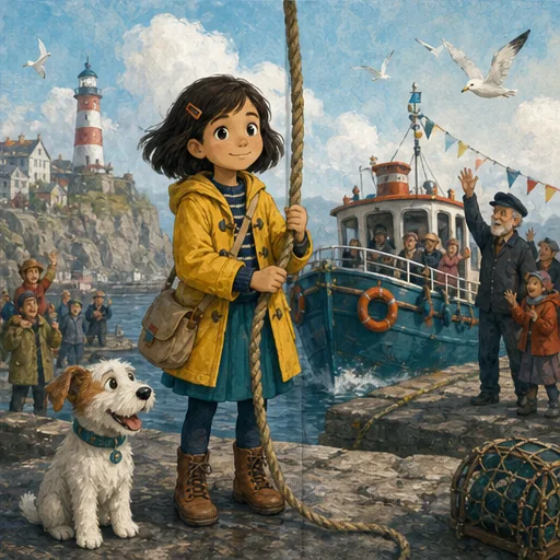 Lina and the Lantern Library finished illustrated page 6