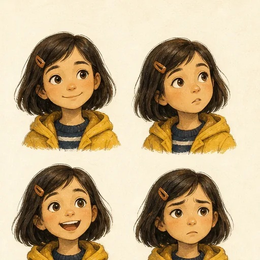 Lina and the Lantern Library approved character view 3
